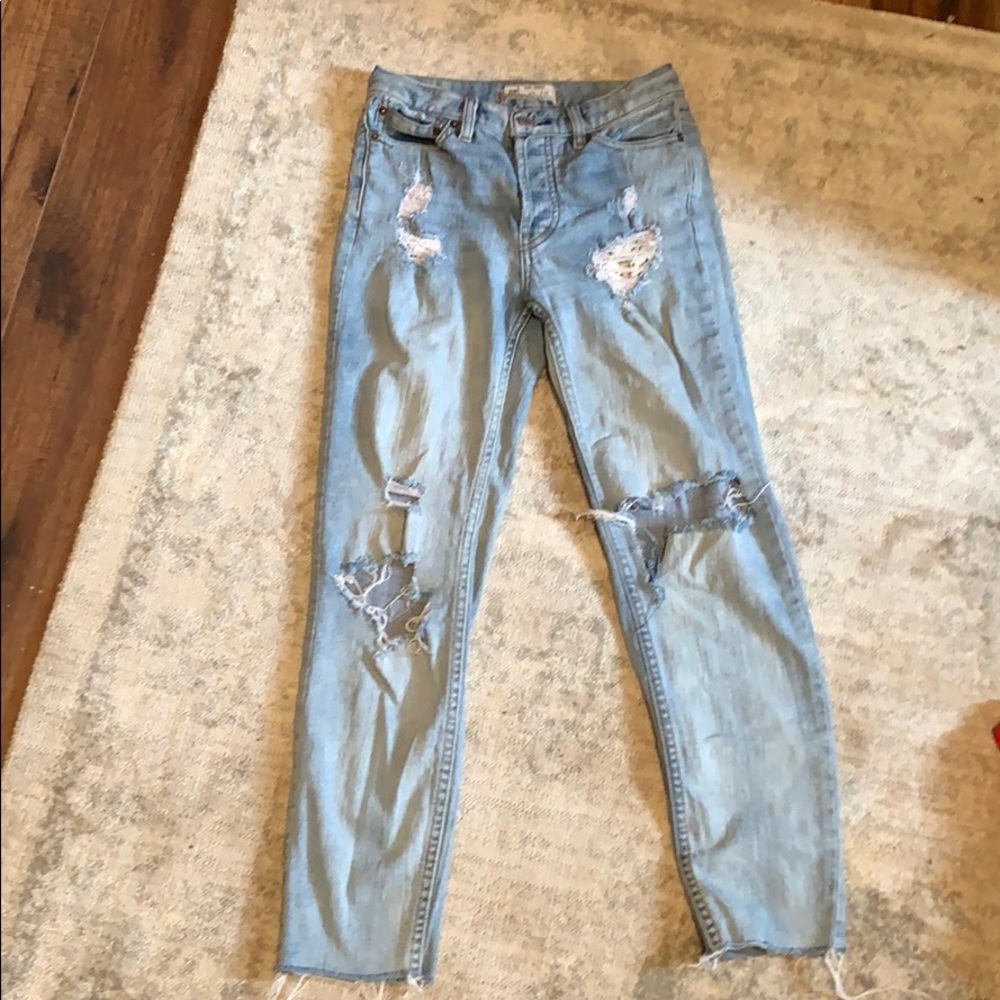 Free People Ripped Jeans